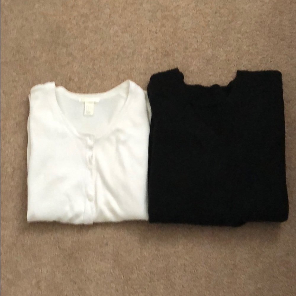 H&M fine-knit cardigan and sweater bundle